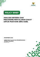 Analisis Kriteria dan Mekanisme Penyaluran Zakat untuk Mustahik Ibnu Sabil