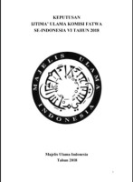 Keputusan Ijtima Ulama Komisi Fatwa 2021
